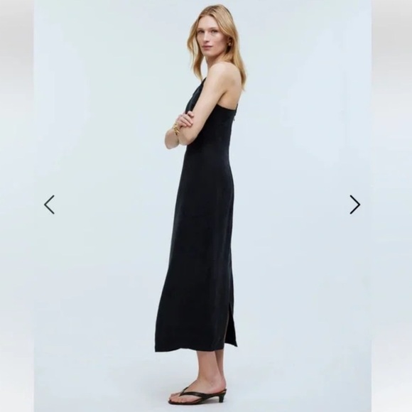 NWT New with Tag Madewell Crisscross Midi Slip Dress in Cupro-Blend Size 8 - Picture 2 of 15